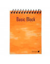 Pack de 10 cuadernos cuadriculados 12º con espiral superior 12 x 8,5 cm. Libretas apuntes, blocs de notas con anilla superior, 8