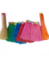 Falda hawaiana a tiras color aleatorio para los infantes de la casa para carnaval, halloween, fiestas, celebraciones. 60 cm
