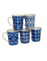 Taza cerámica con asa, tazón desayuno, café, infusiones, diseño clásico, resistente y duradera, apta para lavavajillas y microon