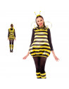 Disfraz abeja, fibra sintética, incluye vestido, diadema, alas y calentadores, accesorios no incluidos, carnaval halloween, adul