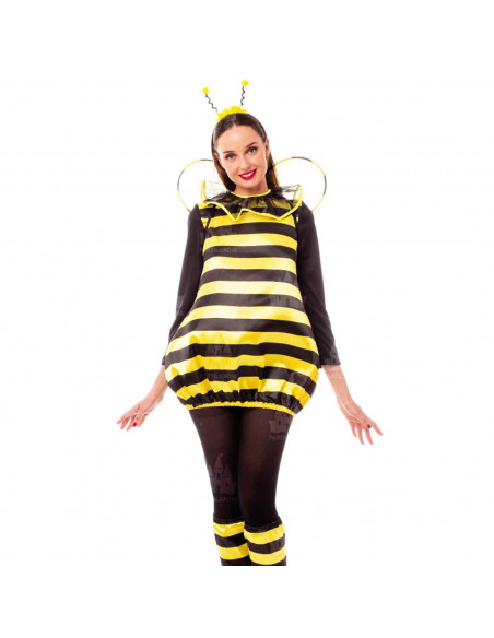 Disfraz de abeja, fibra sintética, incluye vestido, diadema, alas calentadores, accesorios no incluidos, carnaval halloween, adu Disfraz de abeja, fibra sintética, incluye vestido, diadema, alas calentadores, accesorios no incluidos, carnaval halloween, adu