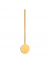 Tradineur - Pala de madera redonda para pan y pizzas, 30,5 x 29,6 cm, con mango largo de 120 cm. Muy útil en hornos profundos