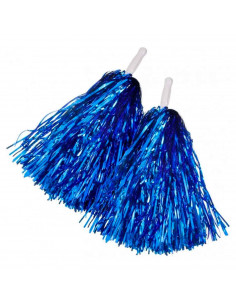 Pompón de color azul para jóvenes y adultos, complemento para carnaval, halloween, fiestas de cumpleaños, celebraciones.
34 x 2