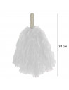 Pompón de color blanco para jóvenes y adultos, complemento para carnaval, Halloween, fiestas de cumpleaños, celebraciones.
34 x