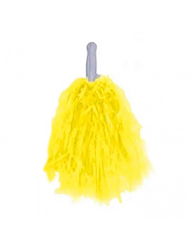 Pompón de color amarillo para jóvenes y adultos, complemento para carnaval, Halloween, fiestas de cumpleaños, celebraciones.
34