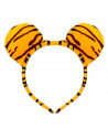 Set 3 piezas de disfraz de tigre de color naranja y negro, complemento para carnaval, halloween y celebraciones. Tamaño orejas: