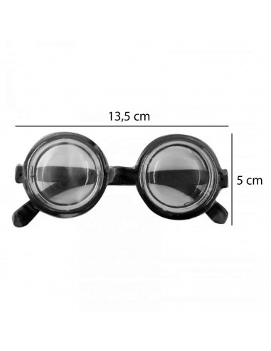 Gafas de empollón para jóvenes y adultos, complemetos de disfraces para carnaval, halloween u otras celebraciones. 5 x 13.5 x 2