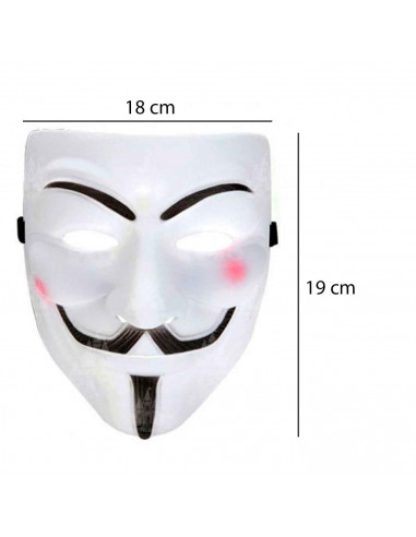 Tradineur - Máscara de vengador para jóvenes y adultos, complemetos de disfraces para carnaval, Halloween u otras celebraciones