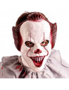 Máscara de payaso rojo para jóvenes y adultos, complementos de disfraces para carnaval, Halloween u otras celebraciones. 29 x 23