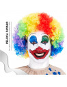 Peluca multicolor de payaso para jóvenes y adultos, complemetos de disfraces para carnaval, halloween u otras celebraciones. 29
