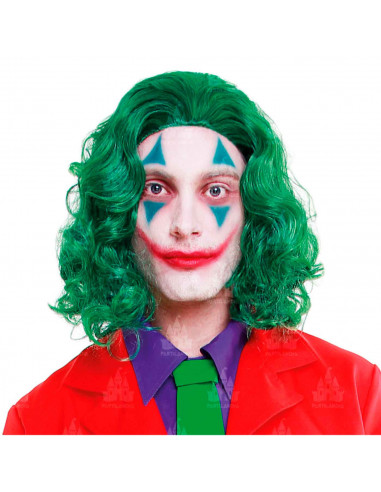 Peluca verde de payaso loco para jóvenes y adultos, complemetos de disfraces para carnaval, halloween u otras celebraciones. 29