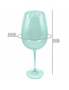 Set de 6 copas de vino 73 cl XXL. Pack, juego copas de cristal, borde fino, tallo largo para una degustación ideal en casa, rest