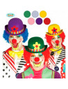 Clásico sombrero bombín de payaso de fieltro para jóvenes y adultos para carnaval, halloween y celebraciones. Tamaño 14 x 24 x 3