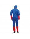 Disfraz de Star Héroe, fibra sintética, incluye mono y mascará, accesorios no incluidos, carnaval halloween, adulto, talla S