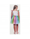 Disfraz de unicornio infantil, fibra sintética, incluye vestido y diadema, carnaval, halloween, cosplay, fiestas, niñas (3-4 año