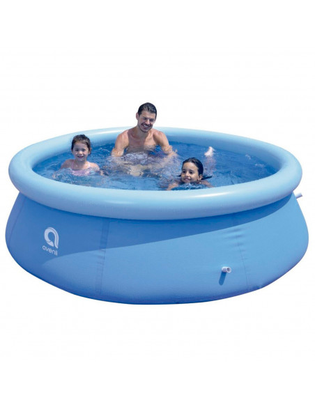 Tradineur - Piscina hinchable redonda 2,4 m x 63 cm, 2100 L. Piscina inflable para adultos, niños, uso doméstico, jardín, terraz