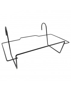 Artema - Soporte de metal para jardinera de balcón 40 cm. Soporte de maceteros y plantas para parapetos y barandas con ganchos