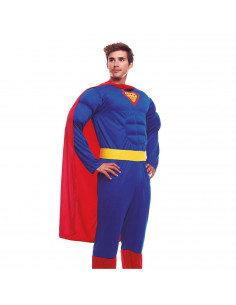 Disfraz de superhéroe, fibra sintética, incluye mono, capa y cinturón, accesorios no incluidos, carnaval halloween, adulto, tall