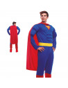 Disfraz de superhéroe, fibra sintética, incluye mono, capa y cinturón, accesorios no incluidos, carnaval halloween, adulto, tall