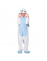 Disfraz, pijama unicornio, fibra sintética, incluye mono con capucha, carnaval, halloween, cosplay, fiestas, adulto unisex, blan