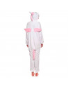 Tradineur - Disfraz unicornio, pijama, fibra sintética, incluye mono con capucha, carnaval, Halloween, cosplay, fiestas, adulto