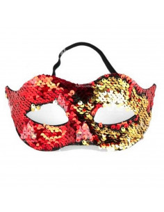 Antifaz de lentejuelas color surtido para jóvenes y adultos, complemento para carnaval, halloween, fiestas, celebraciones. 8,5 x