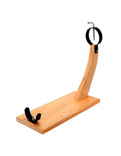 Artema - Soporte jamonero de madera modelo Góndola 37 x 38,7 x 15,2 cm. Soporte para pata y paleta de jamón serrano e ibérico co