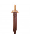 Tradineur - Espada romana de plástico de 50 cm para jóvenes y adultos, complementos para carnaval, halloween y celebraciones - 4