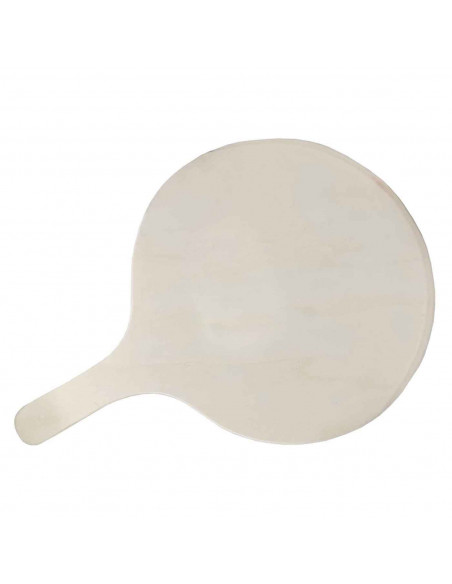 Artema - Pala de madera redonda para pizzas o pan, 30 x 29 cm, con mango de 11 cm. Espátula, paleta, bandeja de horno para pizza