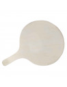 Artema - Pala de madera redonda para pizzas o pan, 30 x 29 cm, con mango de 11 cm. Espátula, paleta, bandeja de horno para pizza