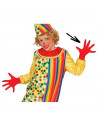 Tradineur - Guantes cortos de niño para disfraz, 100% poliéster, accesorio de carnaval, halloween, cosplay, fiestas, cumpleaños