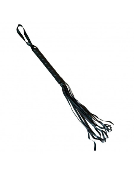 Latigo corto de color negro para jóvenes y adulto, complementos para carnaval, halloween y celebraciones. 41 x 8 x 3 cm Latigo corto de color negro para jóvenes y adulto, complementos para carnaval, halloween y celebraciones. 41 x 8 x 3 cm