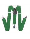 Tirantes de color verde para jóvenes y adulto, complementos para carnaval, halloween y celebraciones. 35,5 x 12 x 1 cm