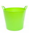 Tradineur - Capazo de plástico 26 litros, 30 x 35 cm. Cesto, cubo flexible, contenedor multifuncional, establo, jardín, alimenta