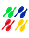 Tradineur - Maracas de color surtido para niños, complementos para carnaval, halloween y celebraciones - 19 x 6 x 6 cm