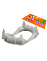 Dientes de vampiro color blanco para jóvenes y adulto, complementos para carnaval, halloween y celebraciones. 2 x 4 x 6,5 cm