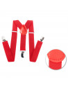Tirantes poliéster, complemento para disfraz de payaso, mimo, trajes, carnaval, halloween, cosplay, fiesta, talla única, adulto,