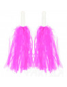 Pompones para animadora, plástico, deporte, complemento de disfraz, carnaval, halloween, cosplay, fiesta, baile, adulto, 34 cm,