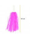 Pompones para animadora, plástico, deporte, complemento de disfraz, carnaval, halloween, cosplay, fiesta, baile, adulto, 34 cm,