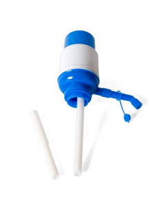 Dispensador de agua universal para garrafas estándar de 2,5 - 5 - 6,5 - 8 - 10 litros, grifo para botellas, barriles, bomba manu