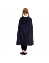 Tradineur - Capa infantil de punto con capucha, accesorio disfraz de vampiro, superhéroe, carnaval, halloween, cosplay, fiestas,