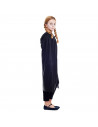 Tradineur - Capa infantil de punto con capucha, accesorio disfraz de vampiro, superhéroe, carnaval, halloween, cosplay, fiestas,