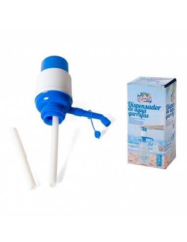 Dispensador de agua universal para garrafas estándar de 2,5 - 5 - 6,5 - 8 - 10 litros, grifo para botellas, barriles, bomba manu