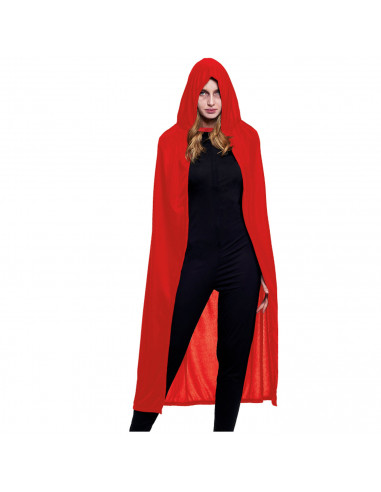 Capa con capucha de terciopelo, accesorio disfraz de vampiro, superhéroe, carnaval, halloween, cosplay, fiestas, adulto unisex,