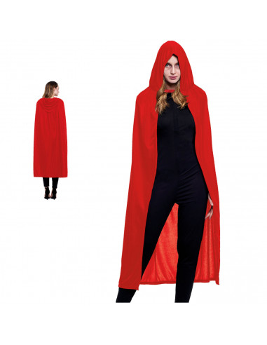 Capa con capucha de terciopelo, accesorio disfraz de vampiro, superhéroe, carnaval, halloween, cosplay, fiestas, adulto unisex,