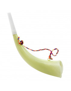 Corneta pirata de plástico con cordel, accesorio para disfraz de corsario, carnaval, halloween, fiestas, cosplay, cumpleaños, 17