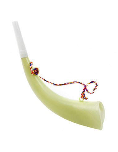 Corneta pirata de plástico con cordel, accesorio para disfraz de corsario, carnaval, halloween, fiestas, cosplay, cumpleaños, 17