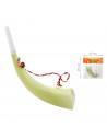 Corneta pirata de plástico con cordel, accesorio para disfraz de corsario, carnaval, halloween, fiestas, cosplay, cumpleaños, 17