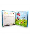 Libro para fotos Primera Comunion de niños, Incluye espacio para huellas, detalles de la ceremonia, 7 hojas para dedicatorias en