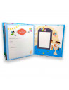 Libro para fotos Primera Comunion para niñas, Incluye espacio para colocar foto, detalles de la ceremonia, 7 hojas para dedicato